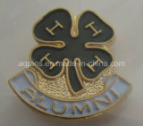 4h Clover 3D Metal Pin Badge for Alumni Pin in Soft Enamel (badge-119)
