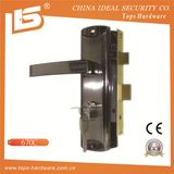 Aluminum Handle Iron Plate Mortise Lockset (670C)