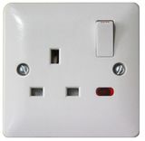 13A Switch Socket with Neon