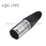 Audio Connector 7-Pin Male XLR Connector with RoHS
