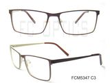 Unisex Italian Design Shine Eyewear Metal Optical Frame