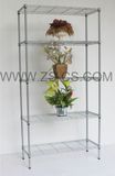 Chrome Metal Outdoor Plant Shelves for Home and Garden (CJ7535180A4C)