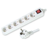 European Extension Socket /6 Gang Russian Extension Socket with Earthing and Switch