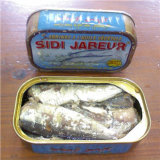 125g Club Oval Canned Sardines Fish in Salt Water