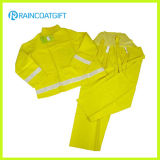 Rpp-015 Reflective PVC Polyester Raincoat