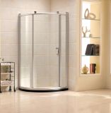 Simple Tempered Glass Shower Room with Sliding Door (R12)