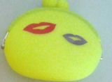 Kiss Sexty Yellow Cartoon Cheap Mini Silicone Handbag (BZ-SS055)