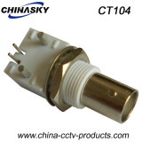 CCTV Coaxial Cable BNC Female Connector for PCB (CT104)