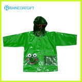 Shiny PVC/PU Kids Raincoat Rvc-075