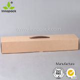 Long E Flute Take Away Box with Plastic Handle (CCB016ZH)