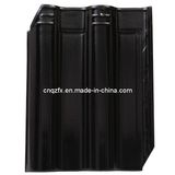 Black Color Clay Barrel Roof Tiles