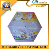 Fashion Cartoon Folding Umbrella with Design Logo for Promotion (KU-011)
