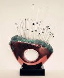 Collectible Business Gift, Clear Resin Art Sculpture
