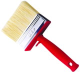 Black and Red Plastic Handle Ceiling Paint Brush