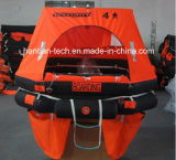 Rubber Inflatable Lifesaving Life Raft for 4 People with Solas Approved (U4)