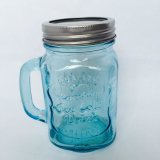 Glass Mason Jar Beer, Juice etc. Glass Drinkware