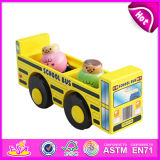 2014 New Cheapest Kids Toy Wooden Car Toy, Popular Lovely Children Toy Car Toy, Hot Sale Cute Baby Toy Car Toy W04A070