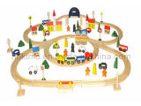 Wooden Toys, 100PCS Wooden Train Set