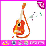 Cheapest Price Wholesale Guitars for Kids, Fashion Wooden Toy Guitar Toy for Children, Hot Sale Wooden Guitar Set Toy W07h034