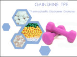 Gainshine Transparency Color TPE Material Manufacturer for PP&Dumbbell Encapsulation