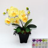 Artificial Potted Flower, Imitative Silk Orchid