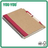 School Supplies Recycled Spiral Notebook