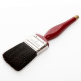 Lacquered Wooden Black Bristle Paint Brush