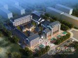 Day View Aerial 3D Architecture Rendering