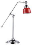 Contemporary Steel Red Adjustable Study Table Lamps (MT6176)