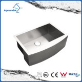 Hot-Selling Stylish Single-Bowl Hand Made Kitchen Steel Sink (AS3021)