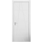 Oppein Contemporary Front White Lacquer Wooden Entry Doors (MSPD25)