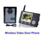 Home Security 2.4G Wireless Video Door Phone Intercom Doorbell Camera with 3.5