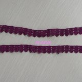 Dark Purple Small Flower Chemical Lace for Dress