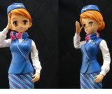 Airline Hostess Action PVC Figure Toys (ZB-13)