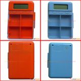 Pill Box with Alarm Timer/Plastic Pill Box/Pill Box Timer/Pill Box