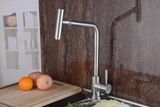 304 Stainless Steel Kitchen Faucet with 360 Swivel Spout (HS15004)