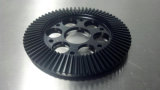 CNC Turning Parts Small Black Delrin Bevel Gear Machining Manufacturer