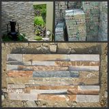 Beige/Yellow Slate Corner Ledgestone for Wall Tile