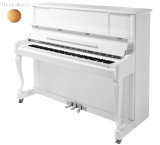 Musical Instrument Piano Keyboard, White Polish Piano