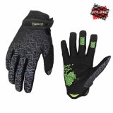 Mon Black / Green Breathable Bike Gloves, Long Finger Bicicletas Mountainbike MTB Gloves, Road Cycling Bici Accessories