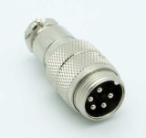 Aluminum Machined Male Pin Connector, Speaker Cable Pin Connector