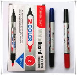 New Design Two Tips Permanent Marker Pen (tl-137)