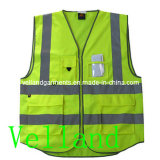 Yellow Safety Reflective Jacket Vest