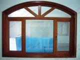 China Manufaturerof Aluminum Wooden Arched Window (AW-ACW18)