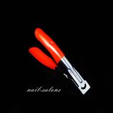 Nail Red Handle False Edge Cutter Clipper Acrylic UV Gel Nail Art Tips Manicure Tool