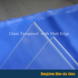 Low Price Tempered Glass with Fine Matt Edge /Seamed Edge CE, Australian Standard