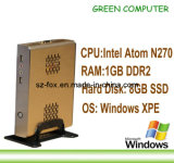 2013 Newest X86 Mini Computer Thin Client Mini PC with Windows XPE Embedded Intel Atom N270 CPU 1GB RAM 8GB SSD