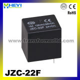 PCB Miniature Relay Jzc-22f Power Relay with 15A Contact Rating