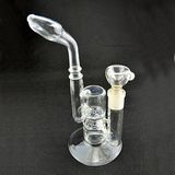 2015 Cheapest Oil Smoking Glass Water Pipe with Electronic Cigarette