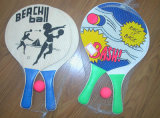 Wooden Racket (Beachball) (HN010107)